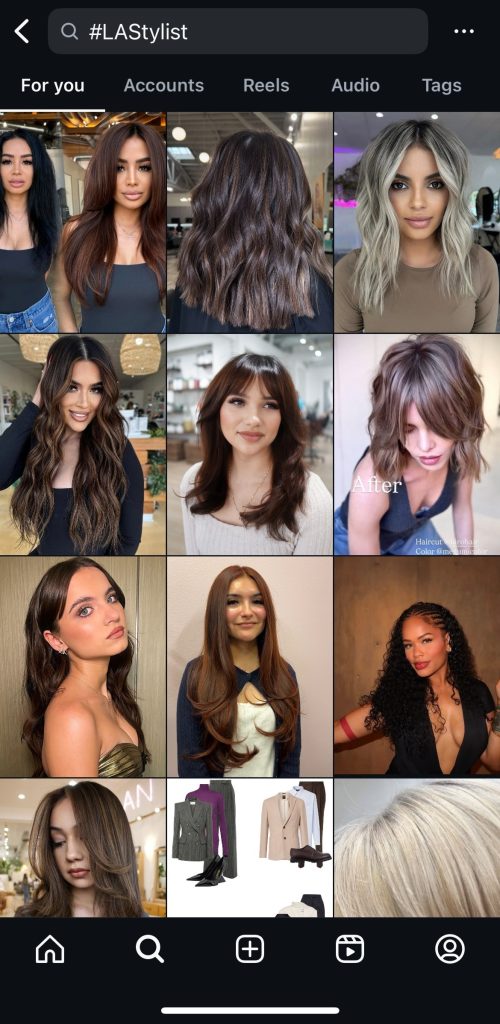 Find local influencers with location tags